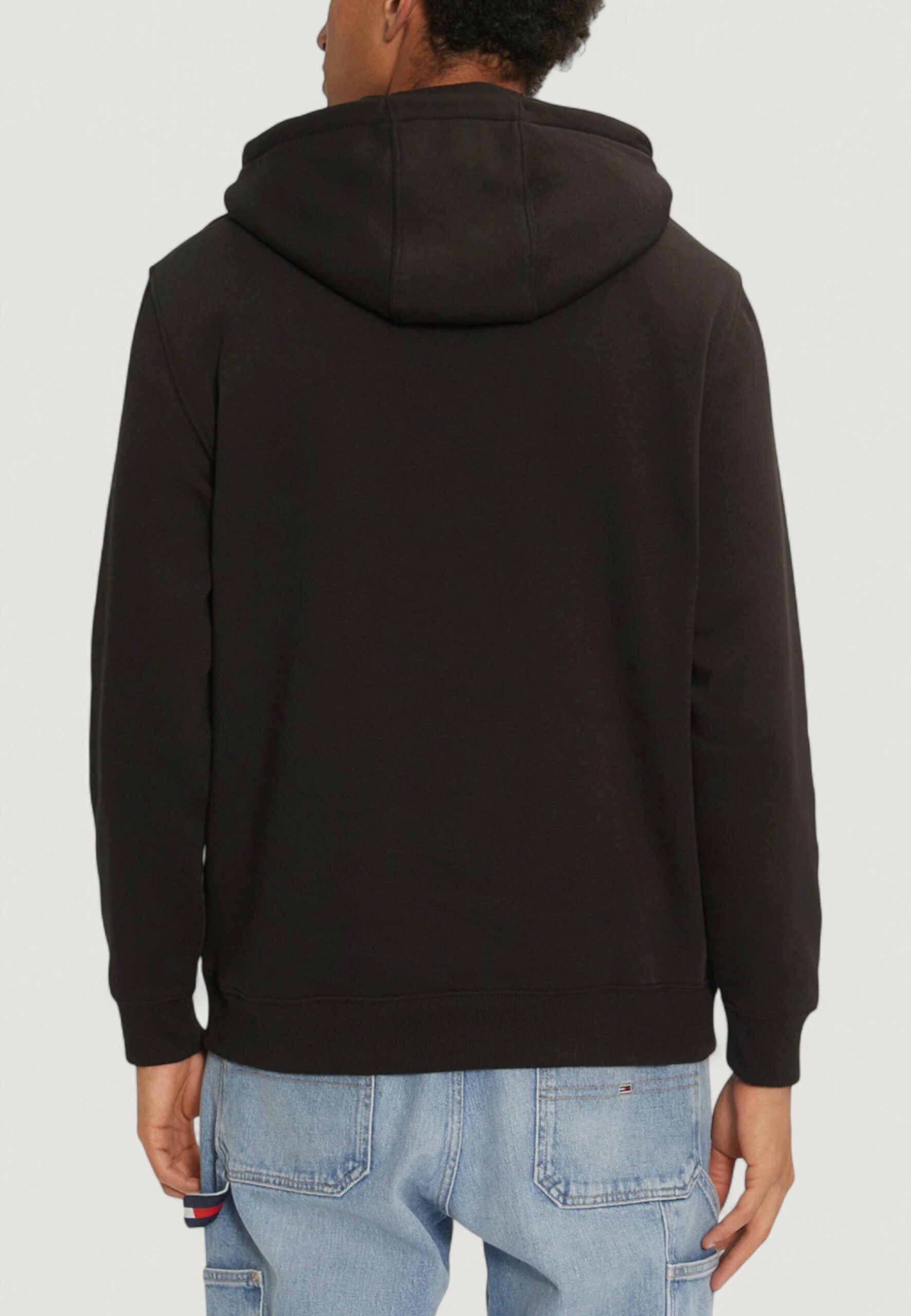 Tommy Hilfiger TJM Men's Black Essential Flag Hoodie