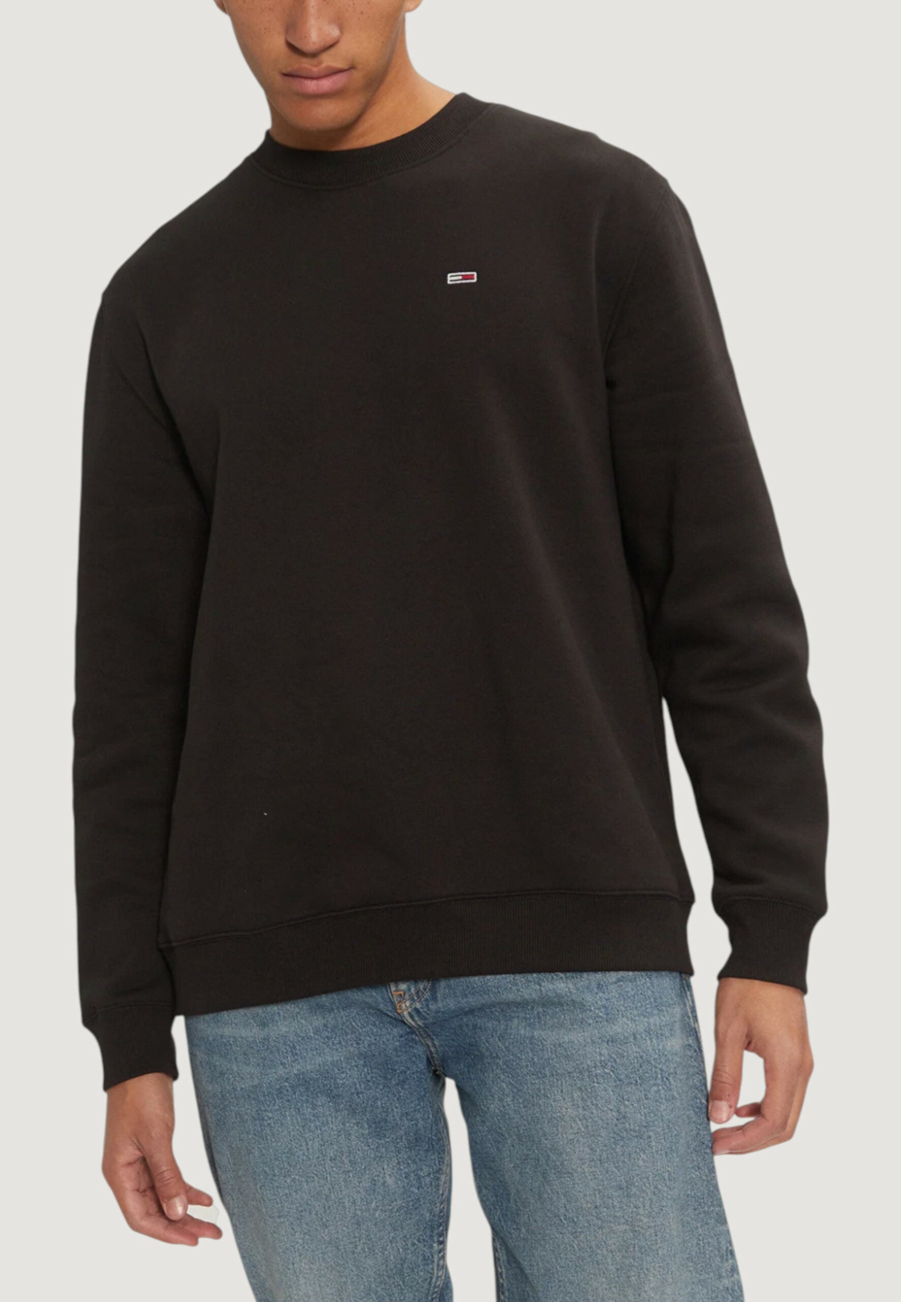 Tommy Hilfiger Jeans TJM Men's Black Essential Flag Hoodie