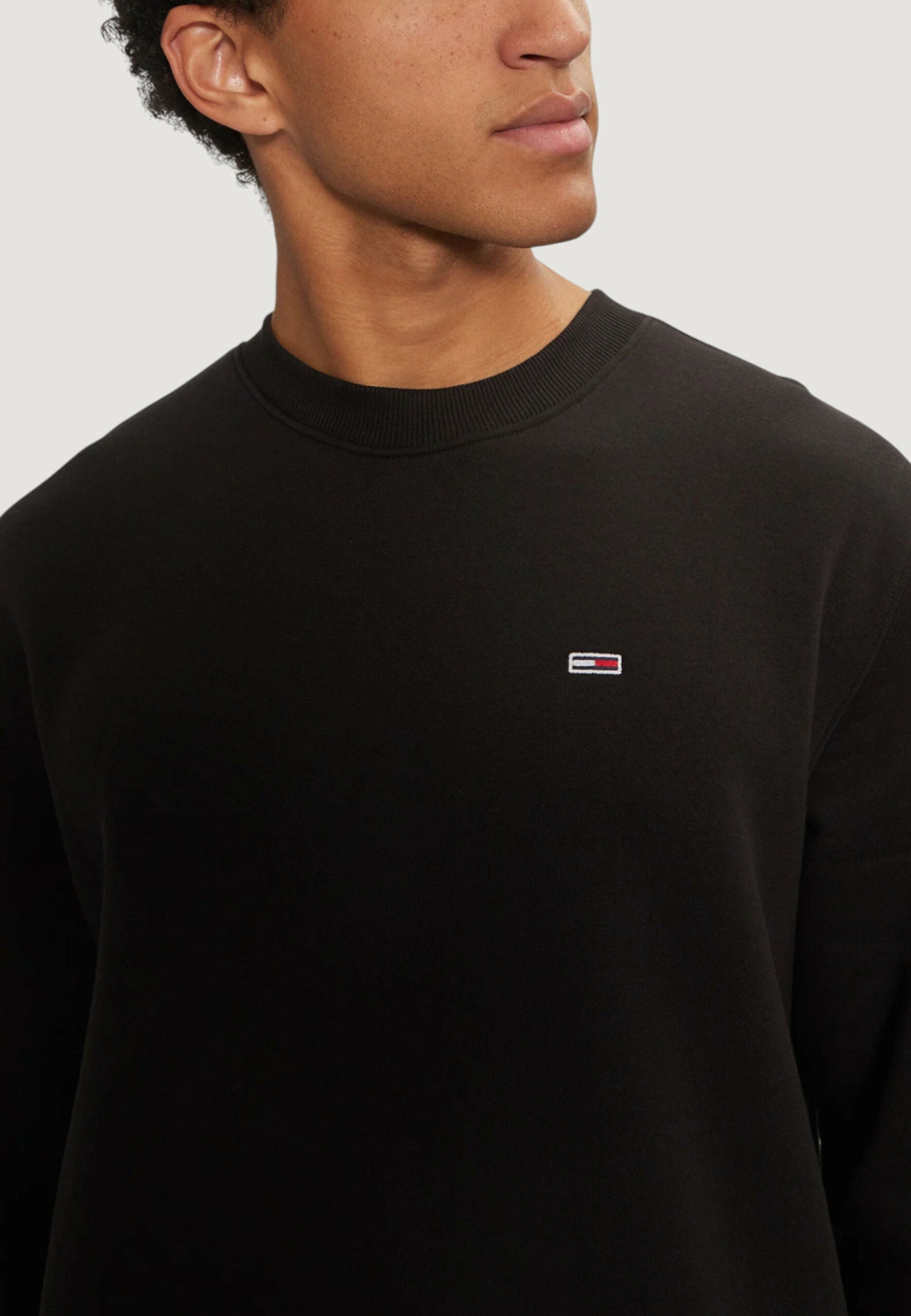 Tommy Hilfiger Jeans TJM Men's Black Essential Flag Hoodie