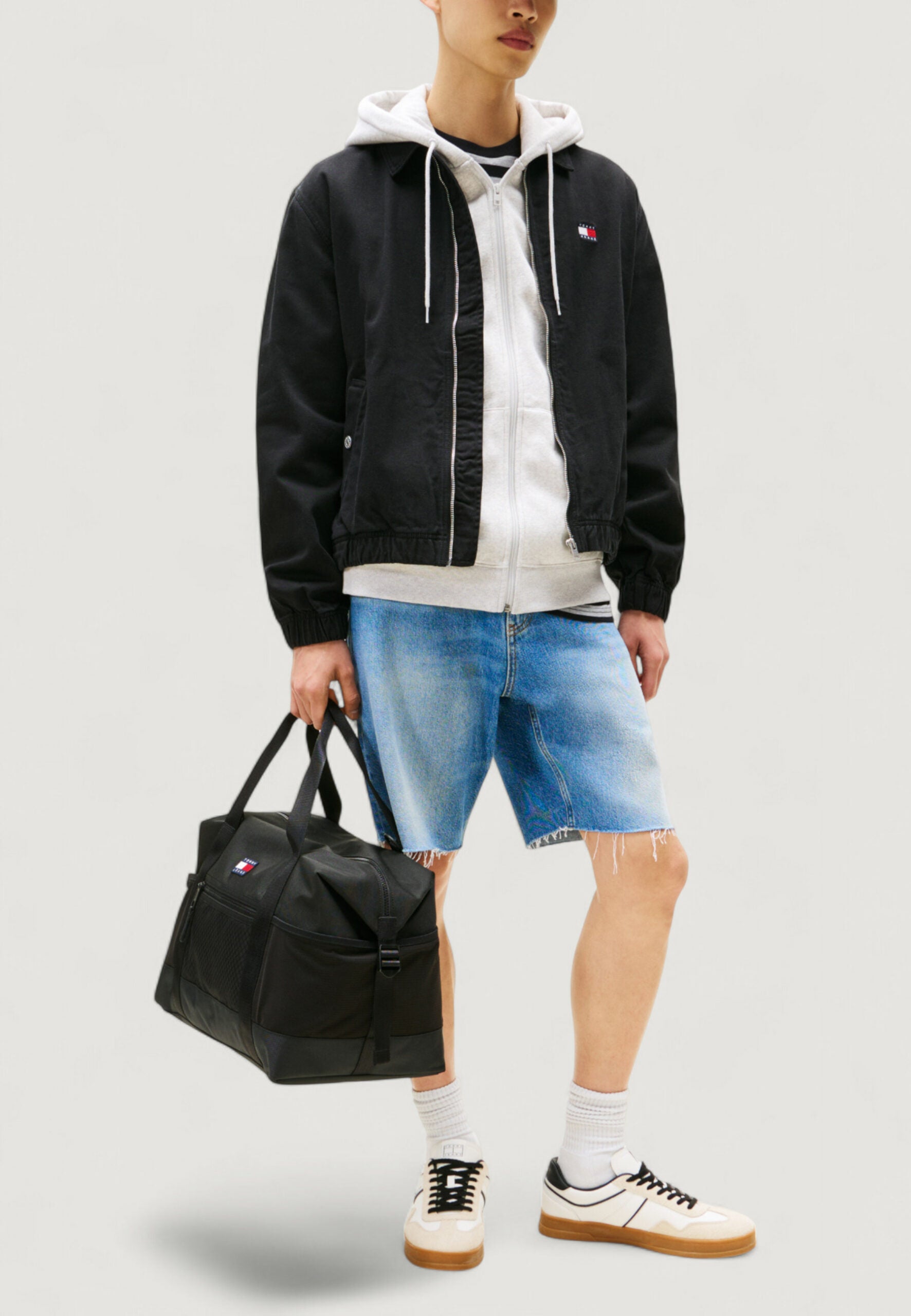 Tommy Hilfiger TJM Men's Black Essential Flag Jacket