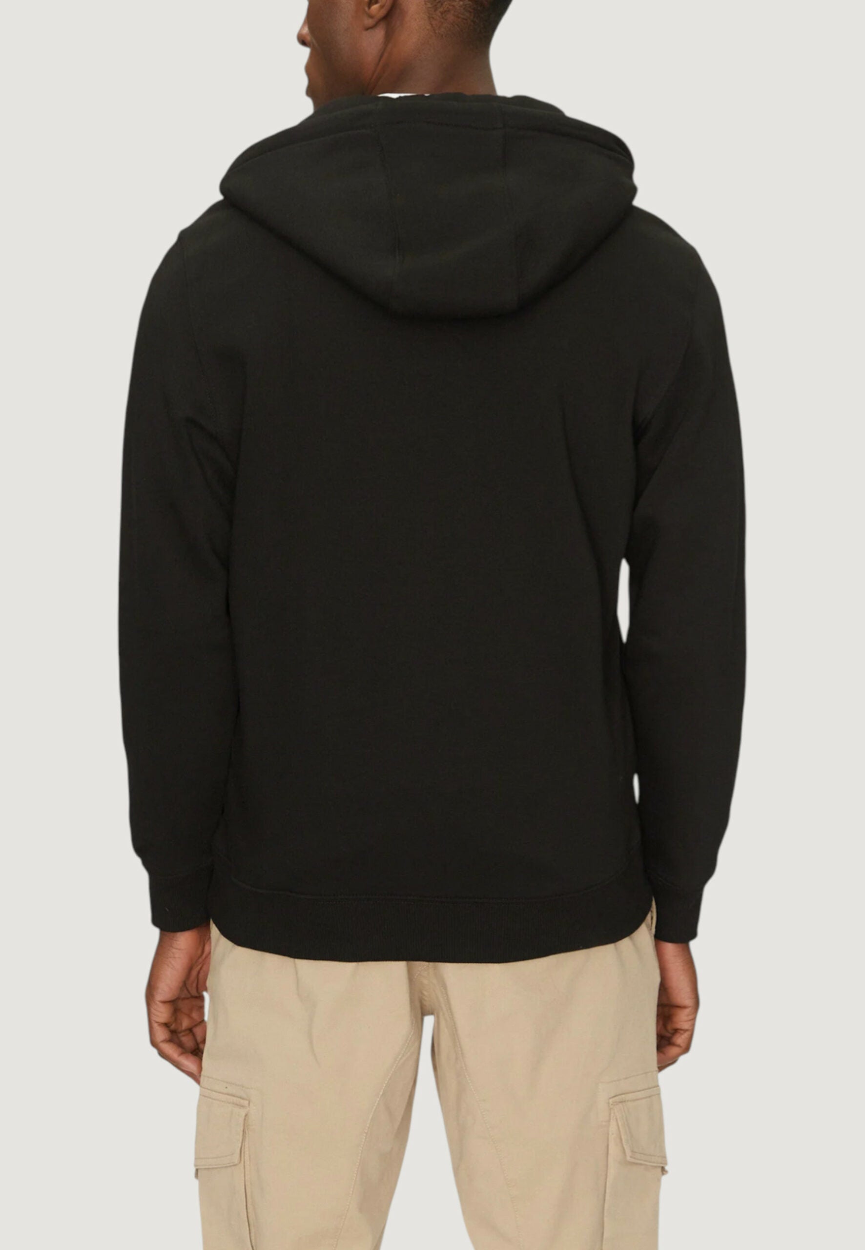 Tommy Hilfiger Jeans TJM Men's Black Essential Flag Zip-Up Hoodie