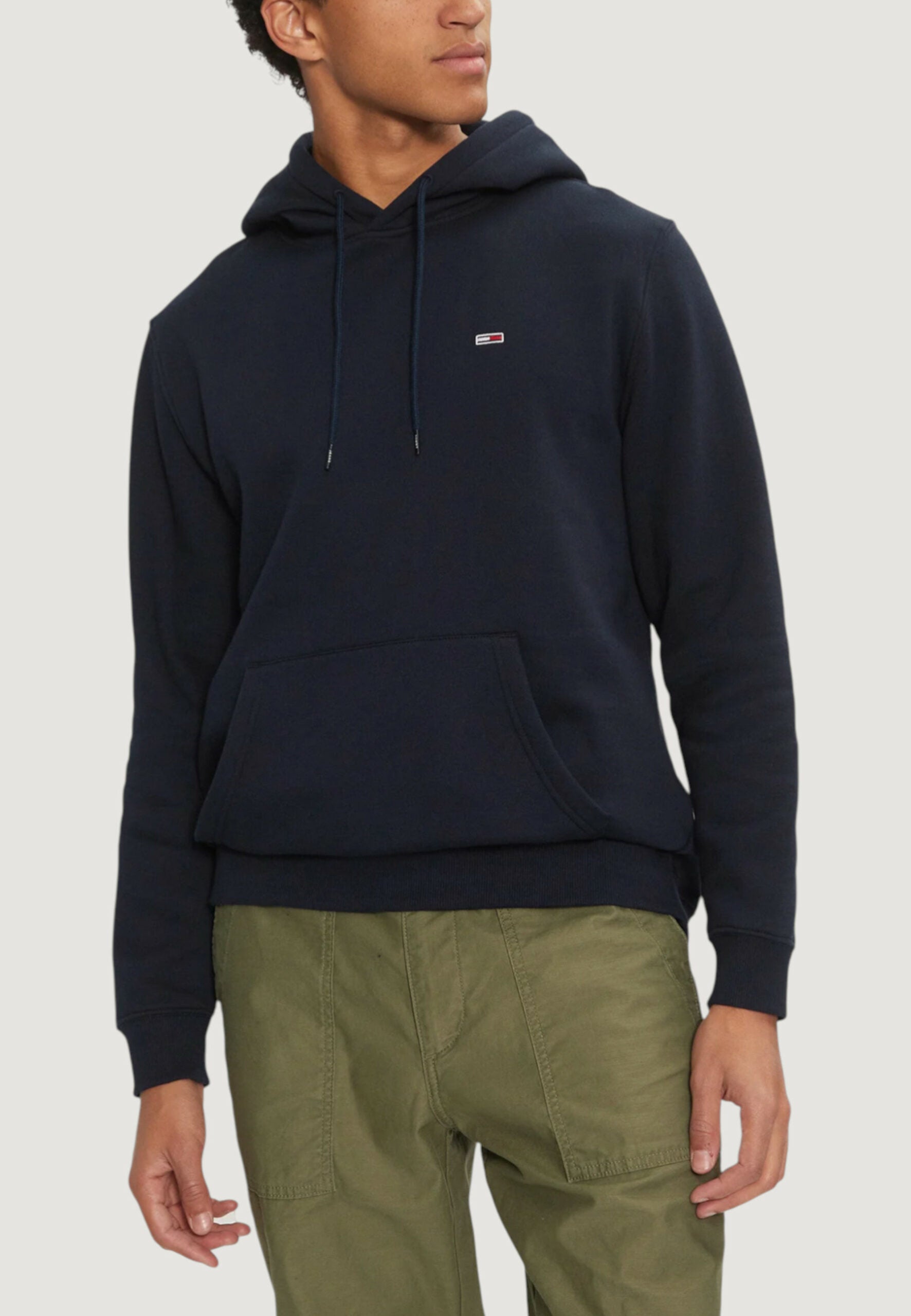 Tommy Hilfiger Jeans TJM Men's Dark Blue Essential Flag Hoodie