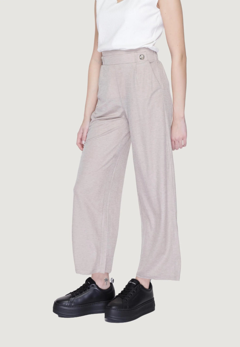 High waist trousers Jacqueline de Yong Jdybirdie Geggo Long Jrs Noos