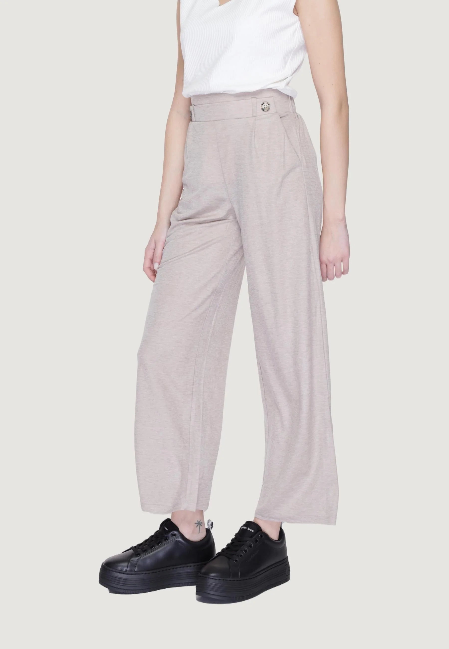 High waist trousers Jacqueline de Yong Jdybirdie Geggo Long Jrs Noos