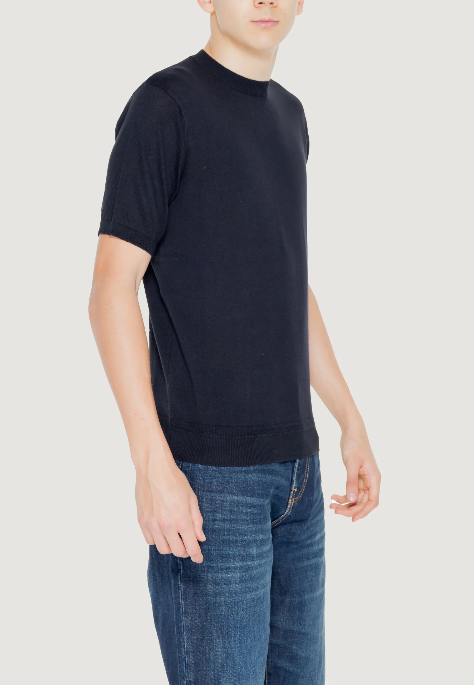 Short-sleeved yarn jersey HAMAKI-HO ME3078H