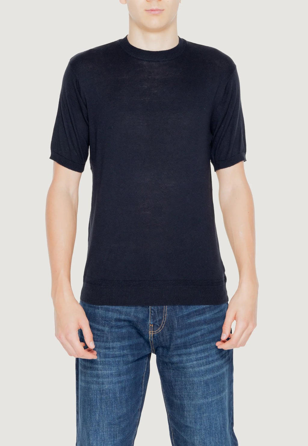 Short-sleeved yarn jersey HAMAKI-HO ME3078H
