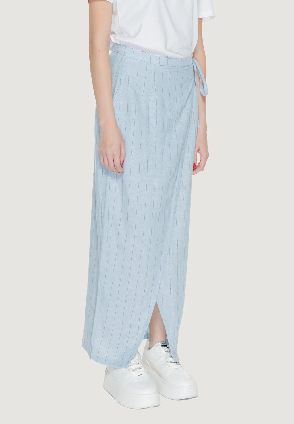 Skirt Vero Moda Vmmindy Hw Long Wrap Pin Linen