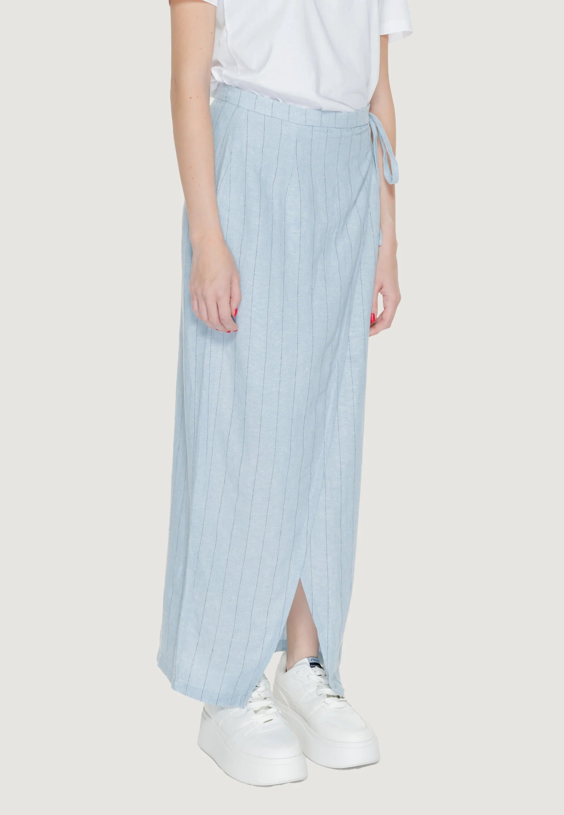 Skirt Vero Moda Vmmindy Hw Long Wrap Pin Linen