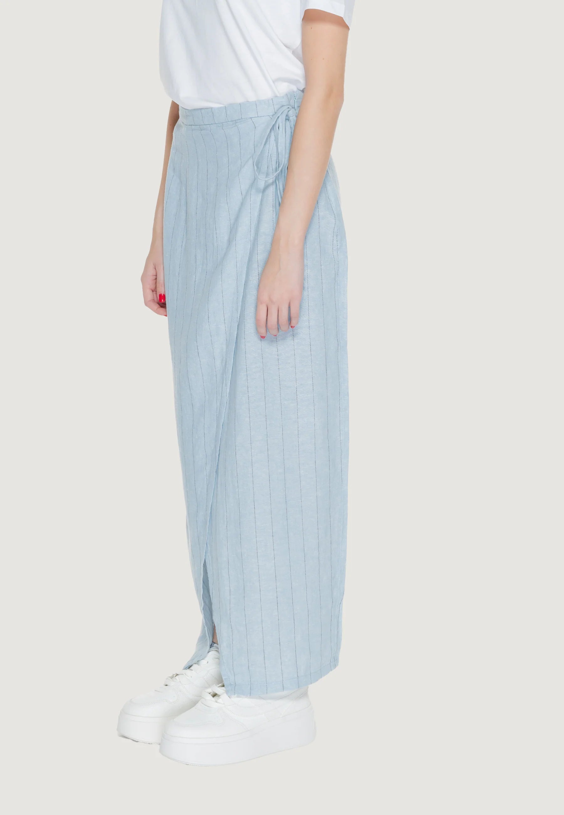 Skirt Vero Moda Vmmindy Hw Long Wrap Pin Linen