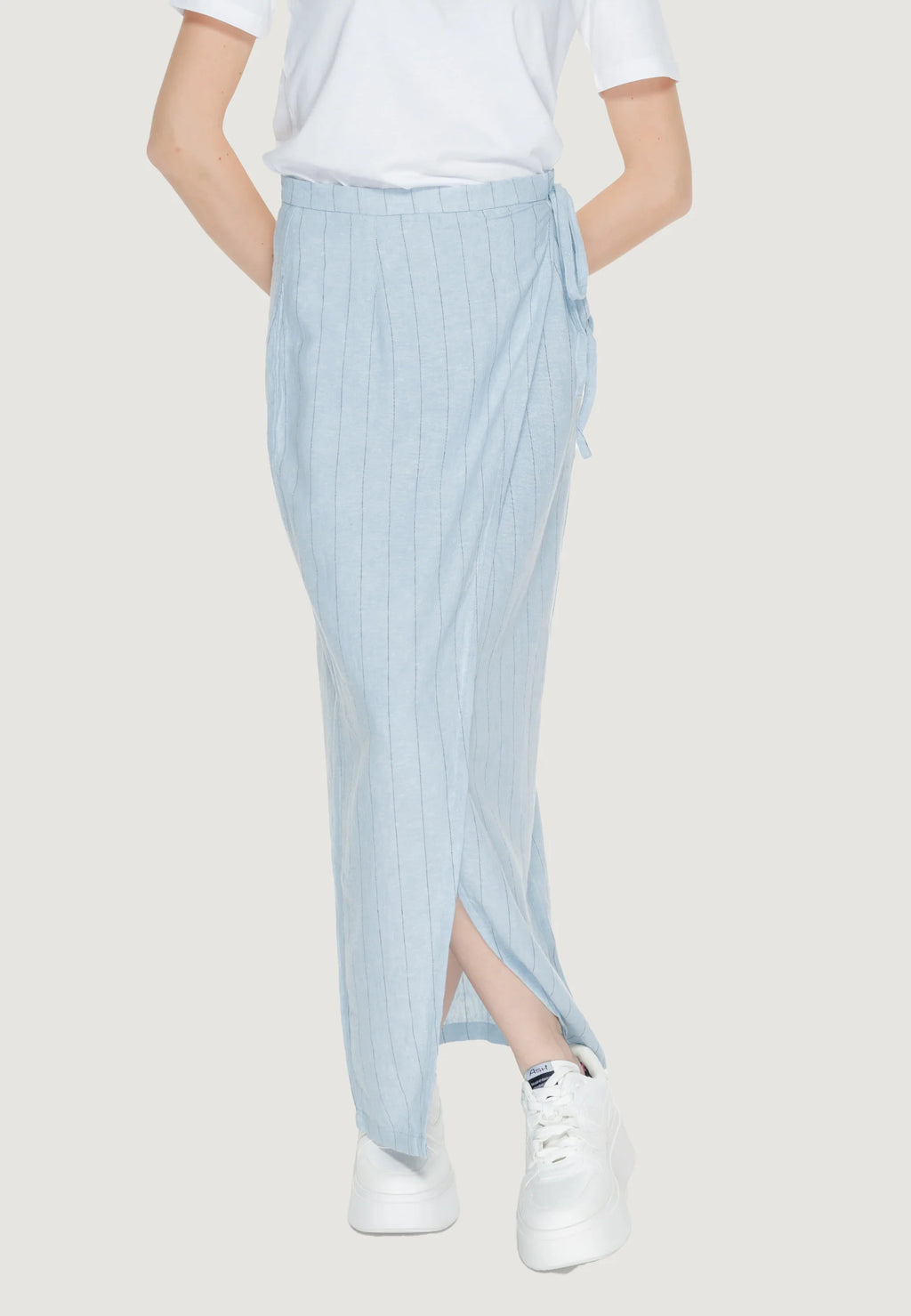 Skirt Vero Moda Vmmindy Hw Long Wrap Pin Linen