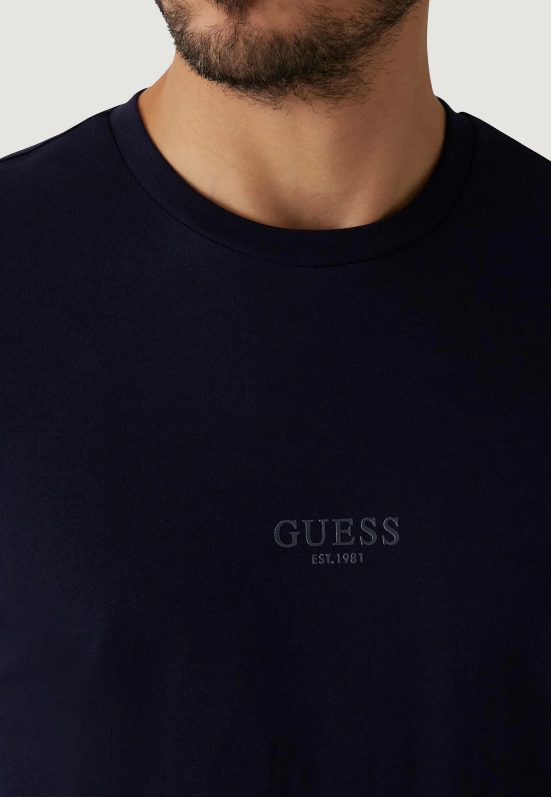 T-shirt Guess AIDY CN SS TEE blue