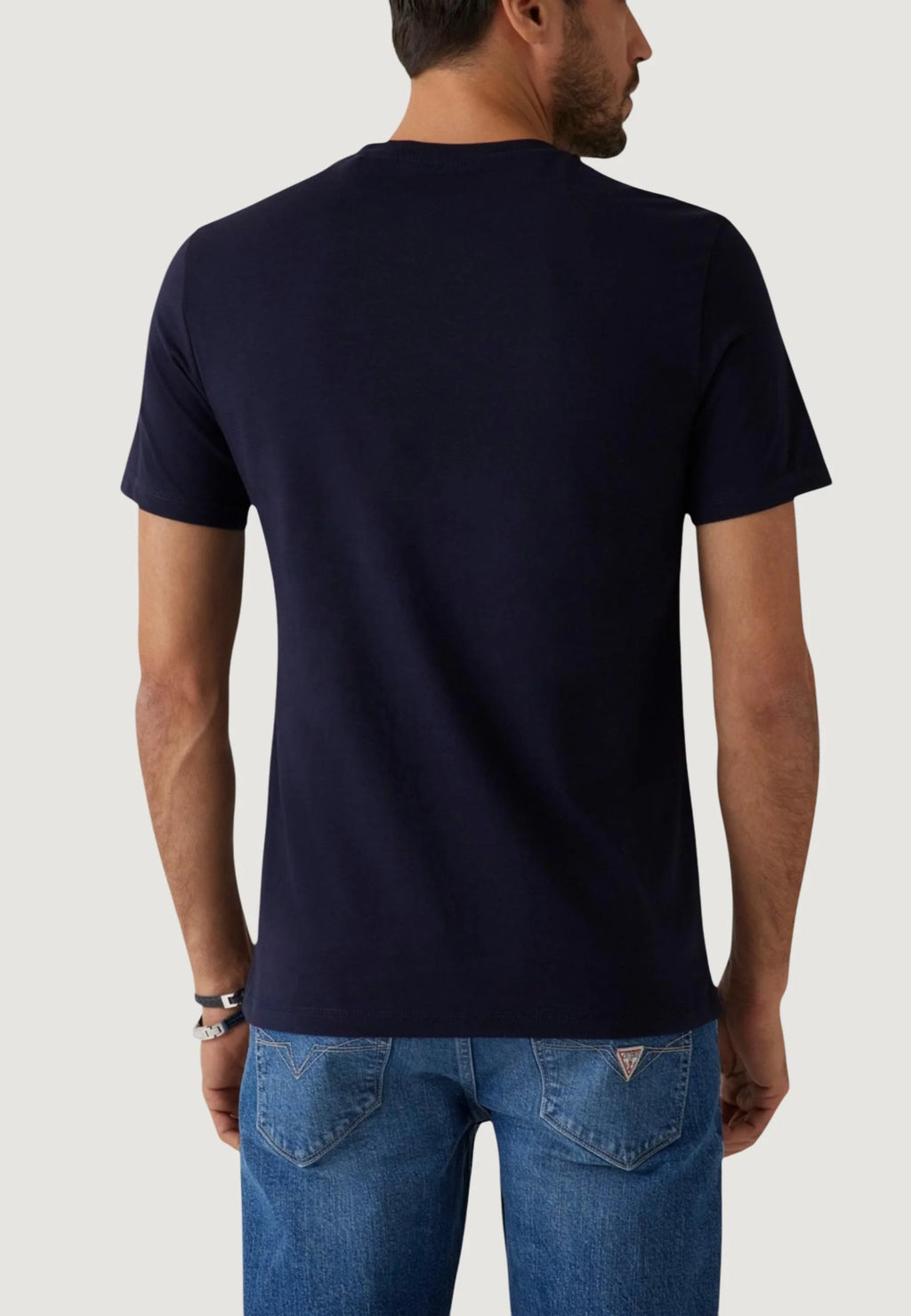T-shirt Guess AIDY CN SS TEE blue