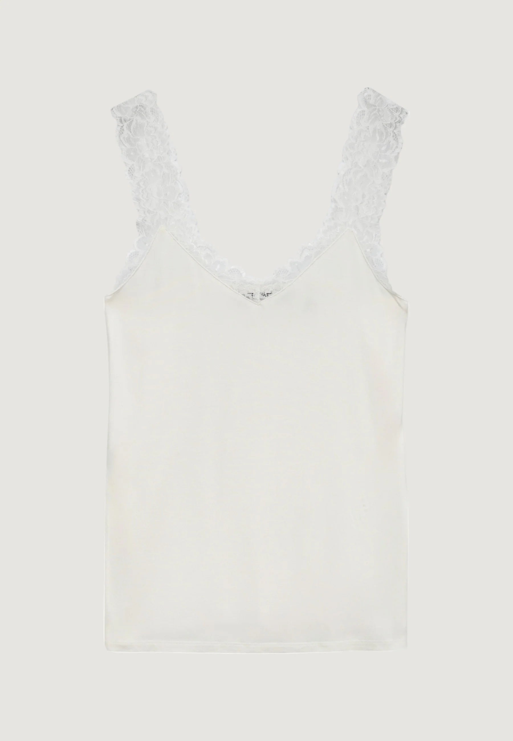 Tank top Vero Moda VMROSA SL TOP GA JRS NOOS white