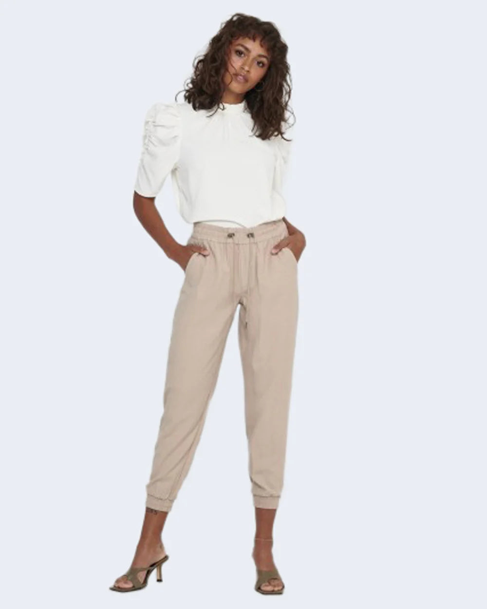 Regular trousers Only KELDA-EMERY MW PULL-UP PANTS