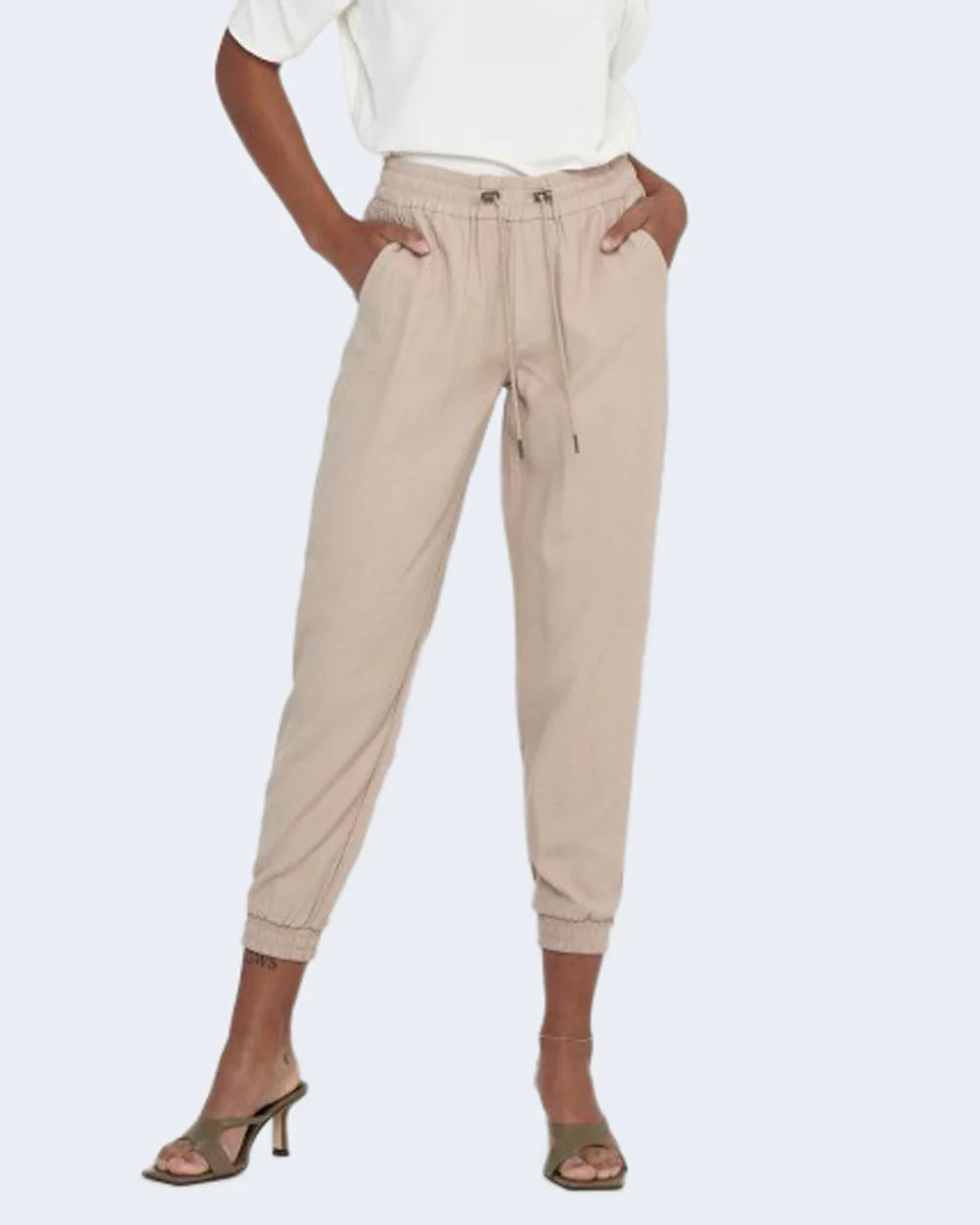 Regular trousers Only KELDA-EMERY MW PULL-UP PANTS