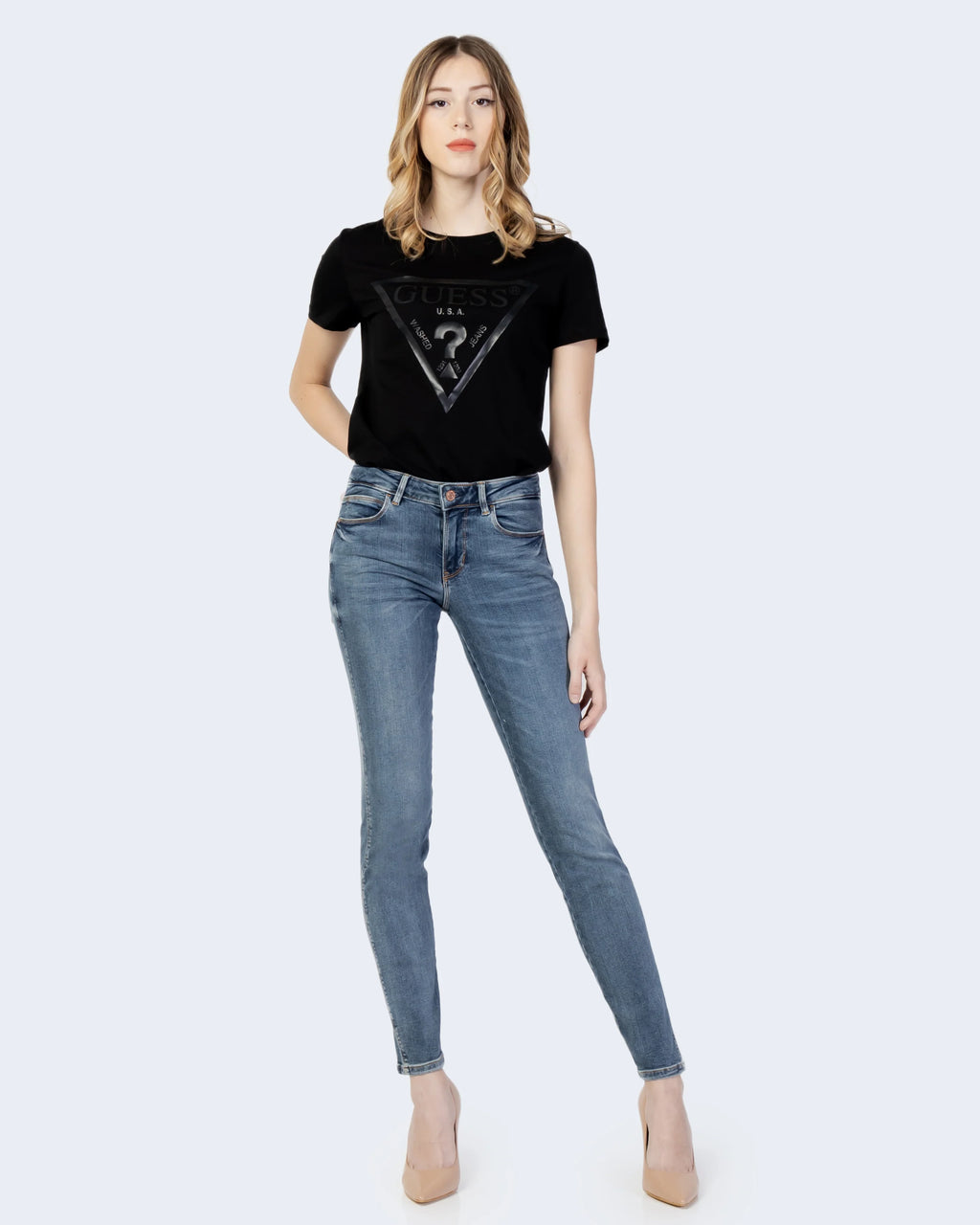 Skinny and Super-skinny jeans Guess CURVE