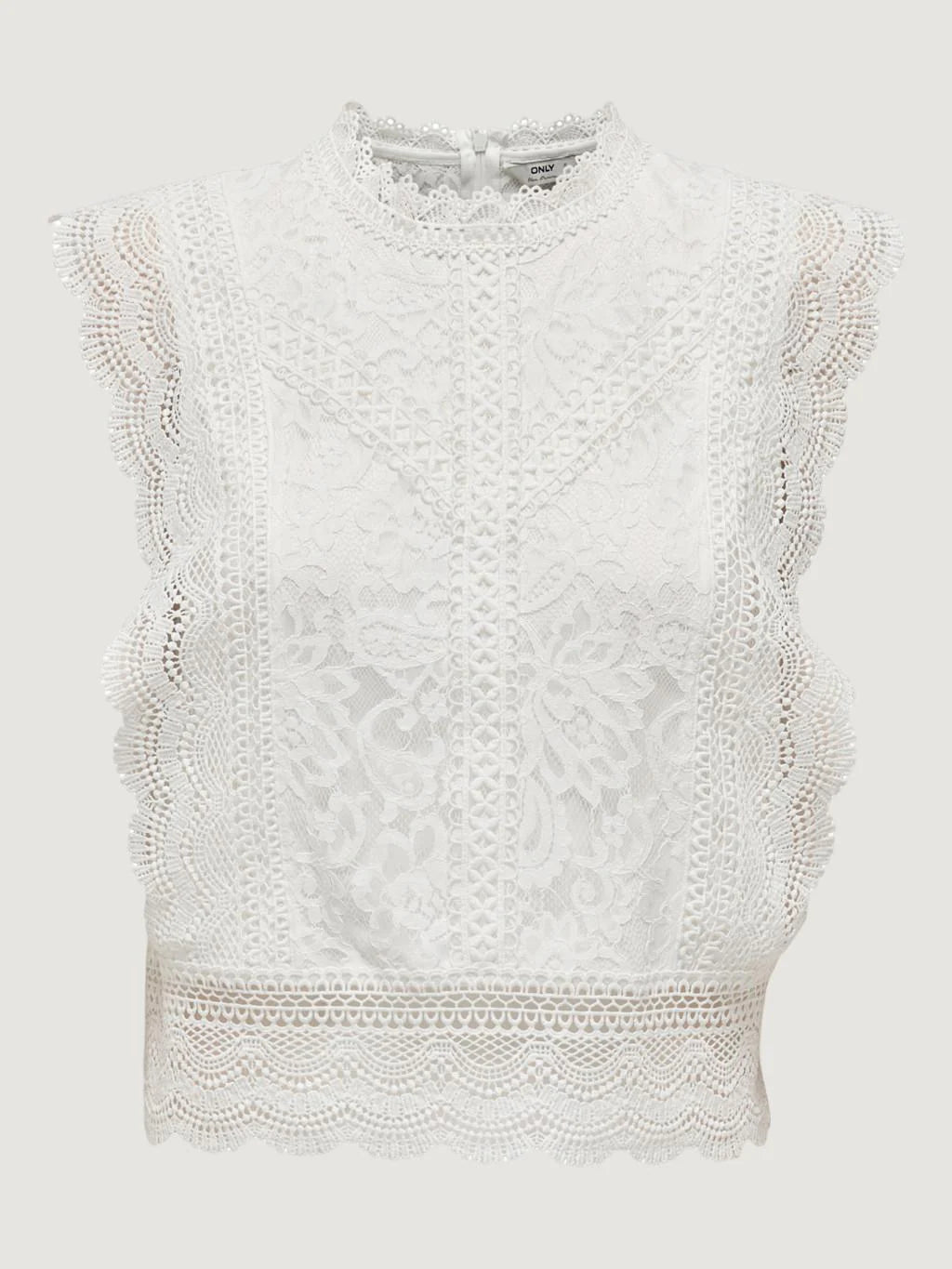 Top Only ONLKARO S/L LACE NOOS WVN