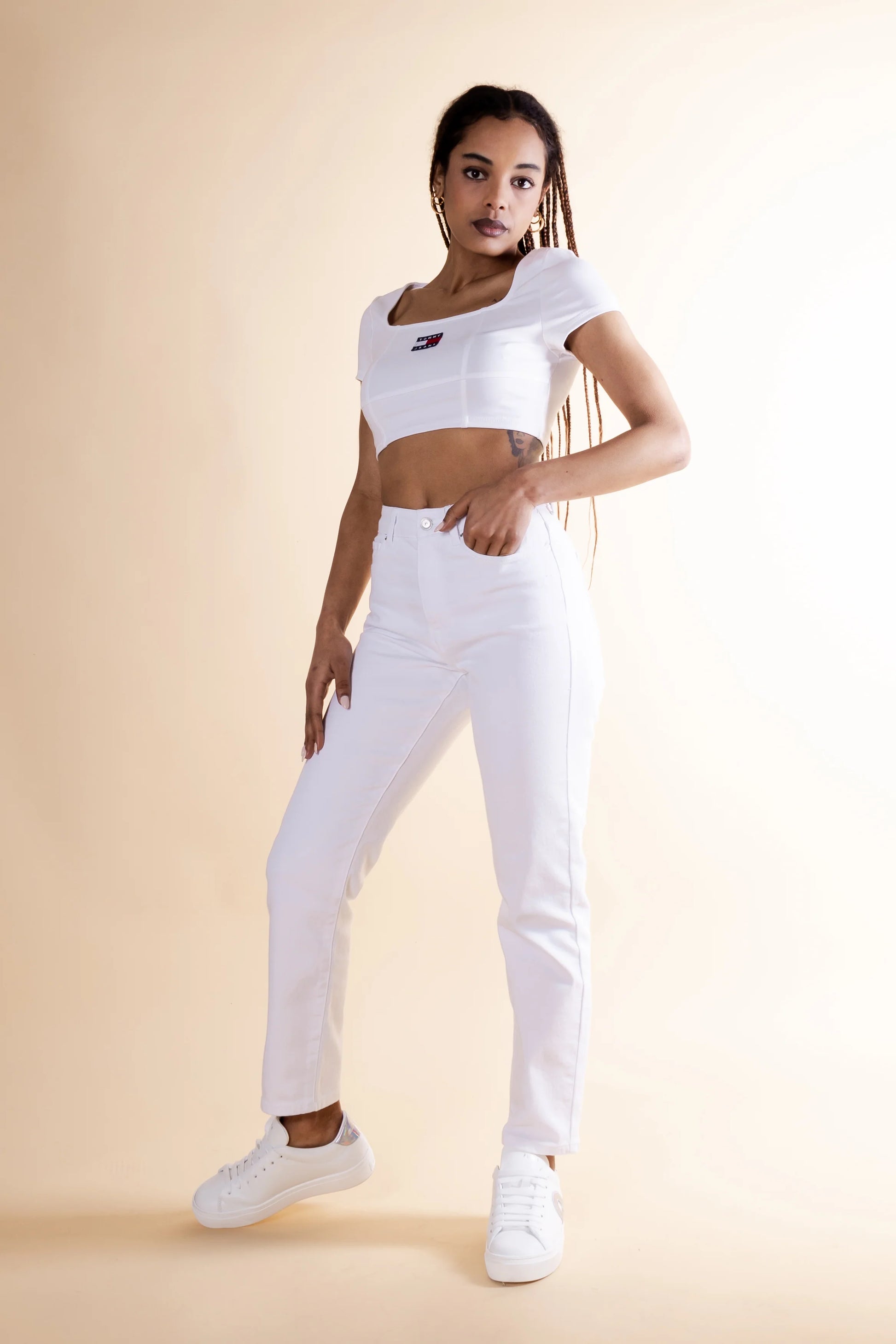 Mom jeans Only ONLEMILY STRETCH HW ST AK DNM CRO790NOOS