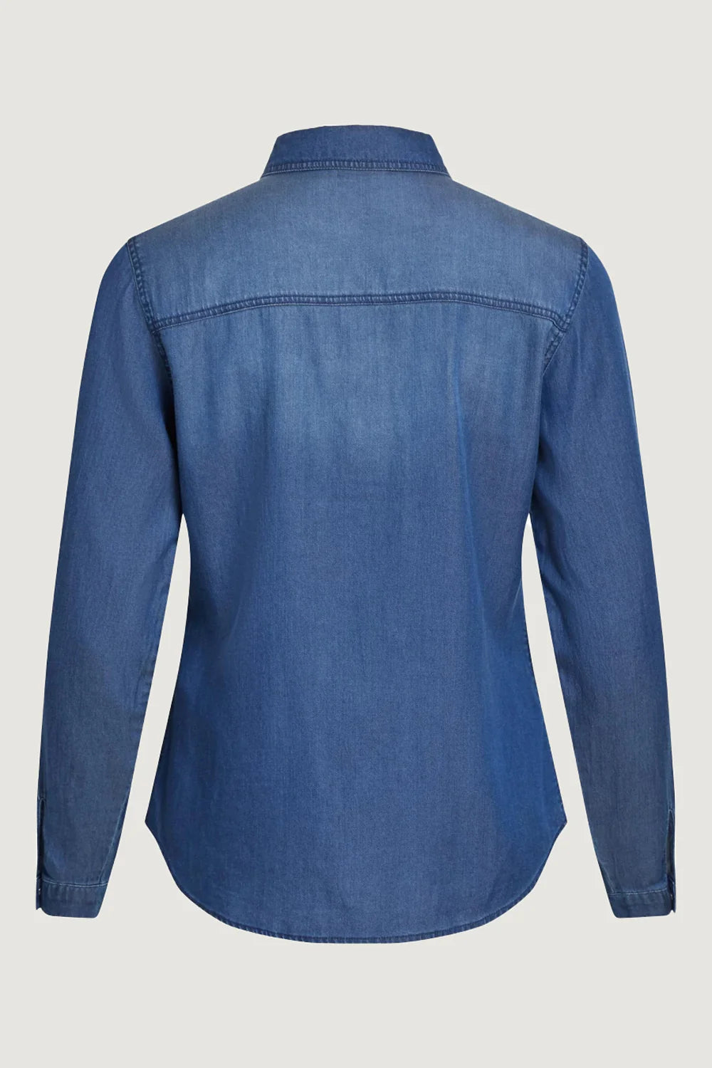 Long sleeves shirts Vila Clothes VIBISTA DENIM SHIRT