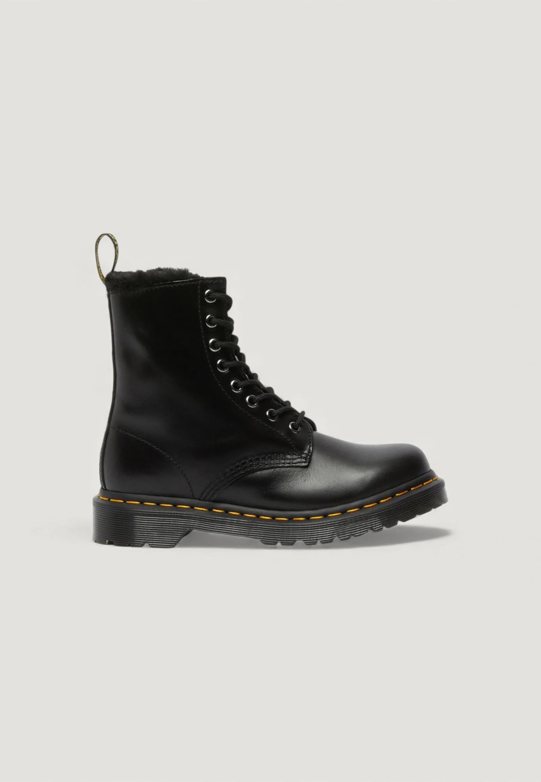 Combats boots Dr. Martens 1460 SERENA DARK GREY