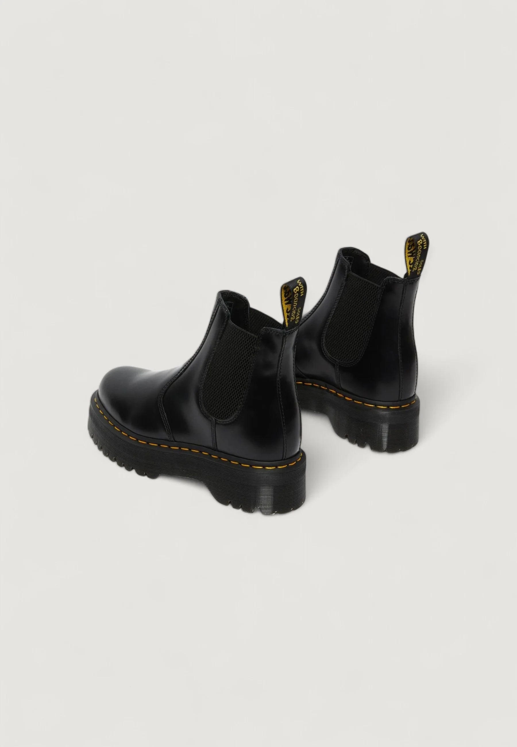 Boots and ankle boots Dr. Martens 2976 QUAD BLACK POLISHED SMOOTH