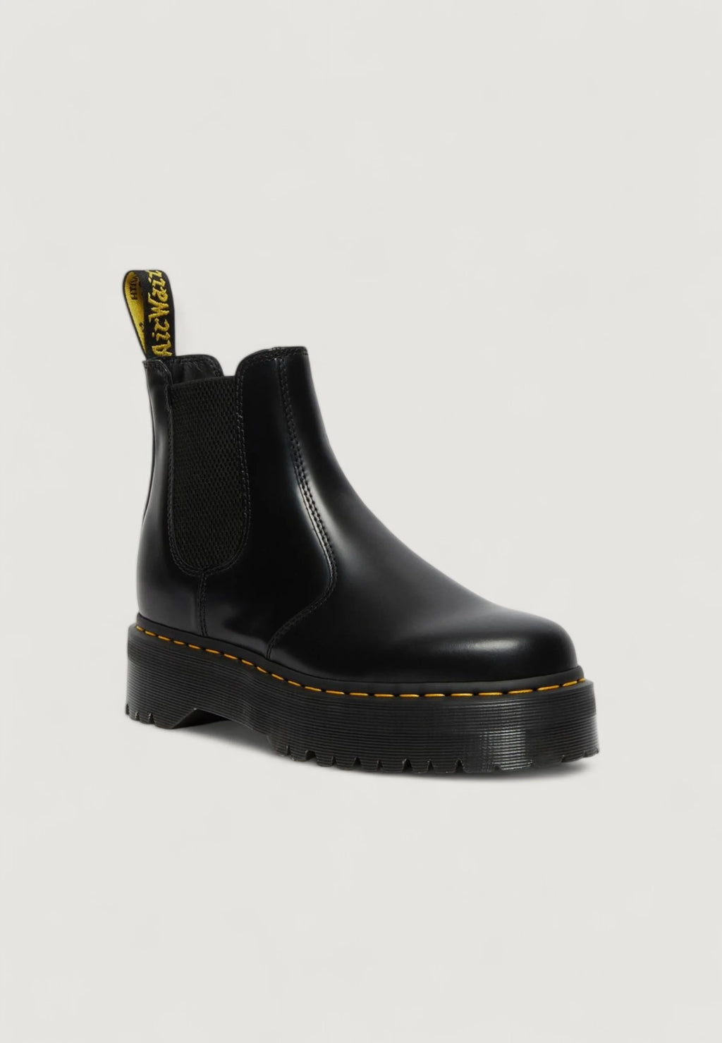 Boots and ankle boots Dr. Martens 2976 QUAD BLACK POLISHED SMOOTH