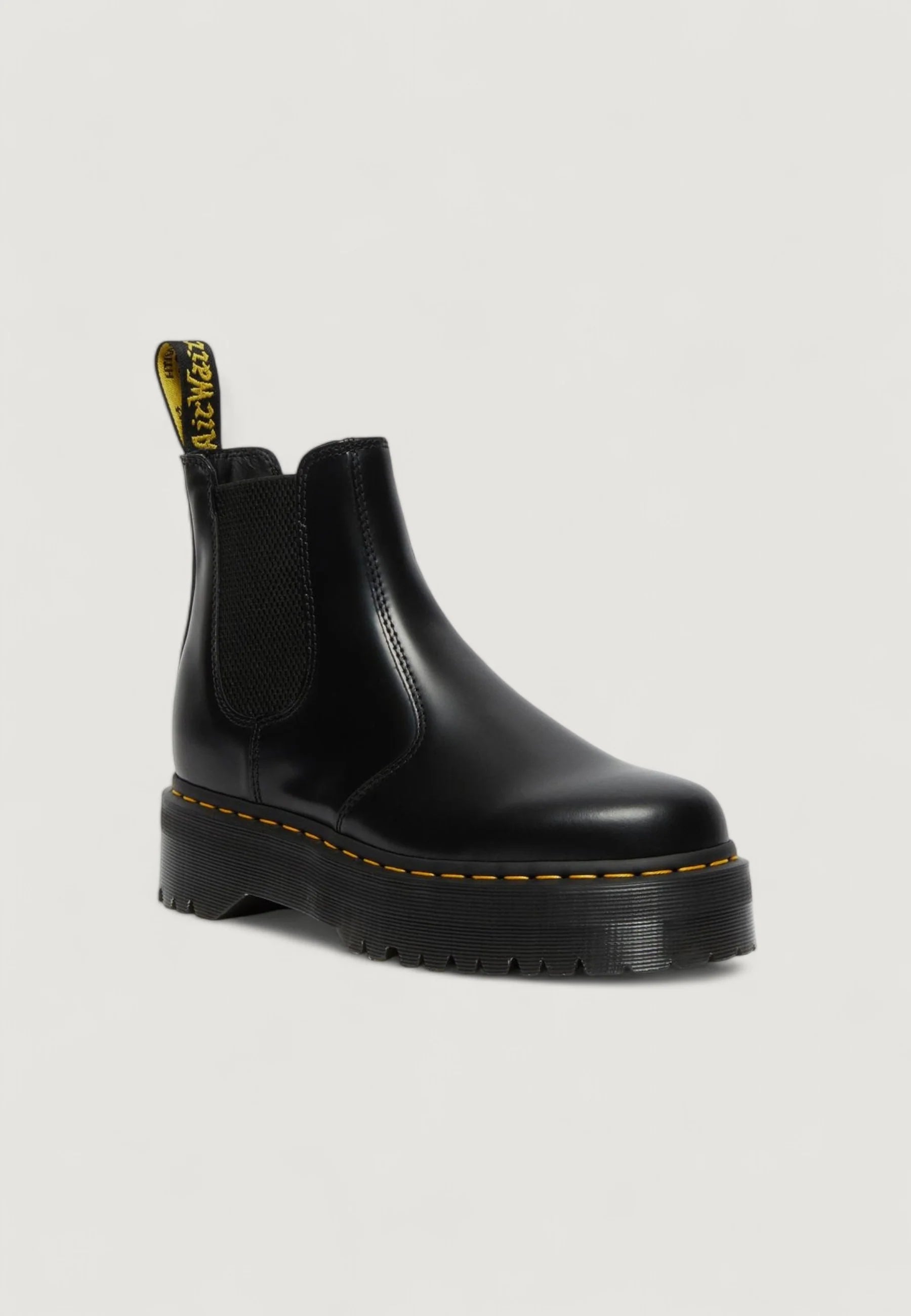 Boots and ankle boots Dr. Martens 2976 QUAD BLACK POLISHED SMOOTH
