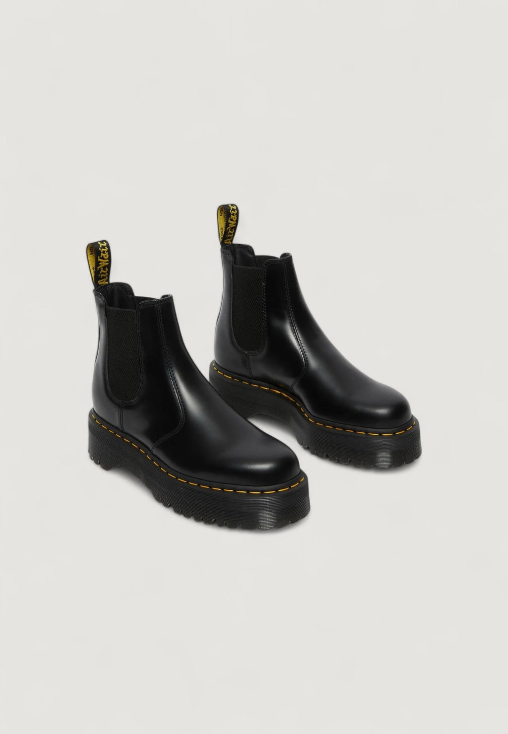 Boots and ankle boots Dr. Martens 2976 QUAD BLACK POLISHED SMOOTH