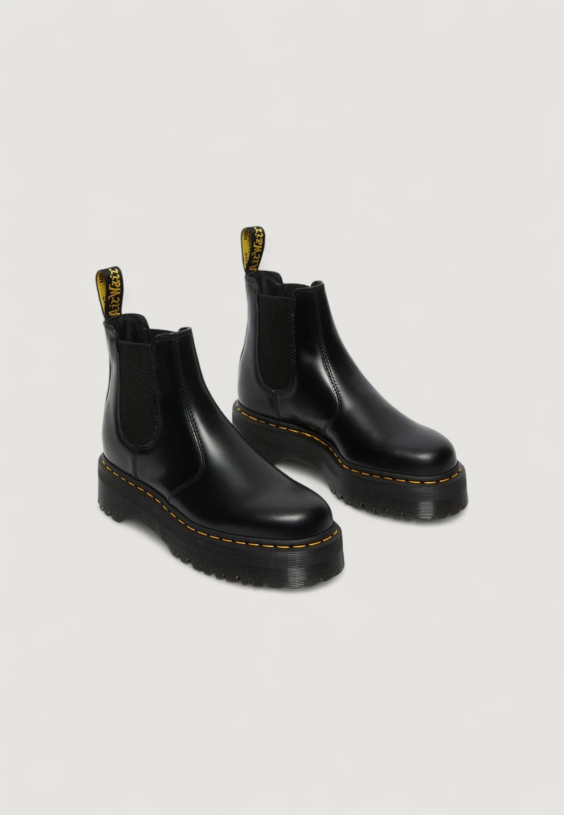 Boots and ankle boots Dr. Martens 2976 QUAD BLACK POLISHED SMOOTH