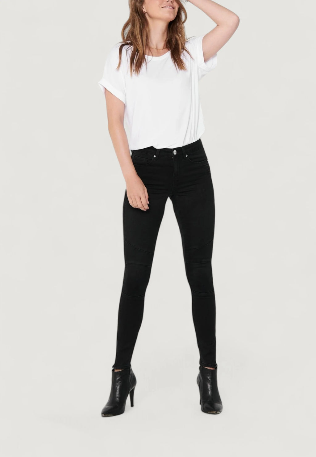 T-shirts Only ONLMOSTER NECK TOP NOOS JRS