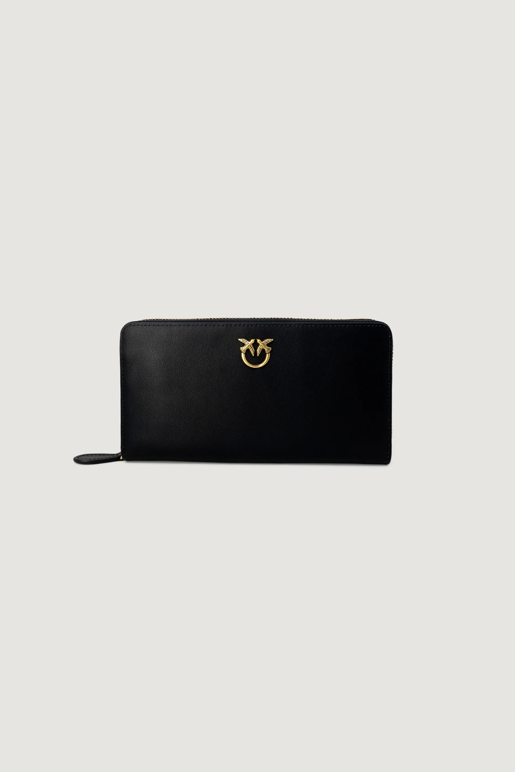 Pinko RYDER ZIP AROUND CALFSKIN SILK large wallet