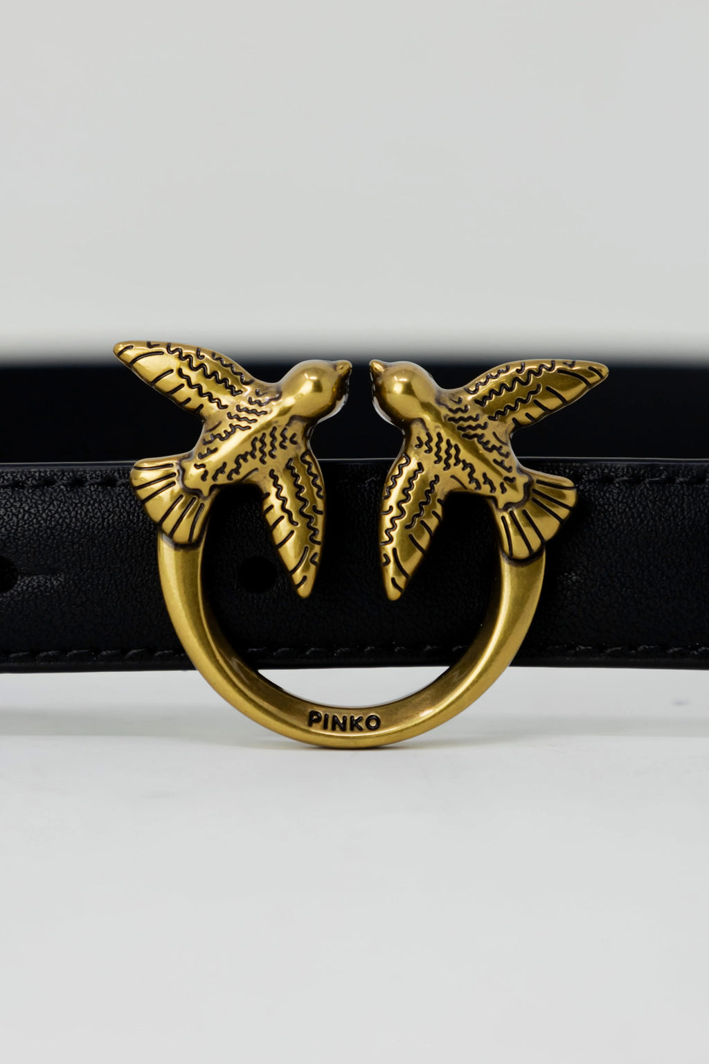 Pinko LOVE BERRY H2 CALFSKIN SILK Belt