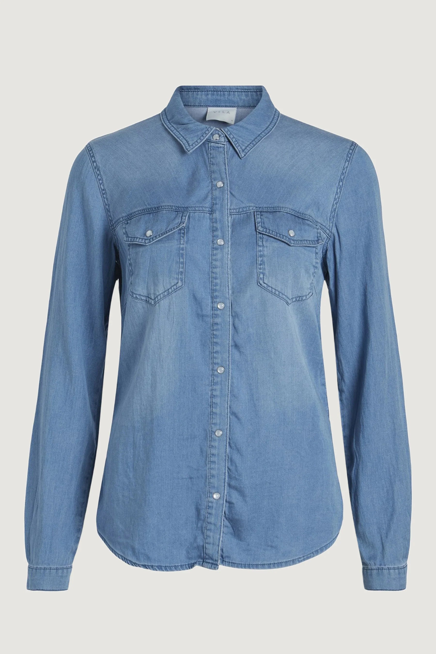 Vila Clothes VIBISTA DENIM SHIRT Long Sleeve Shirt