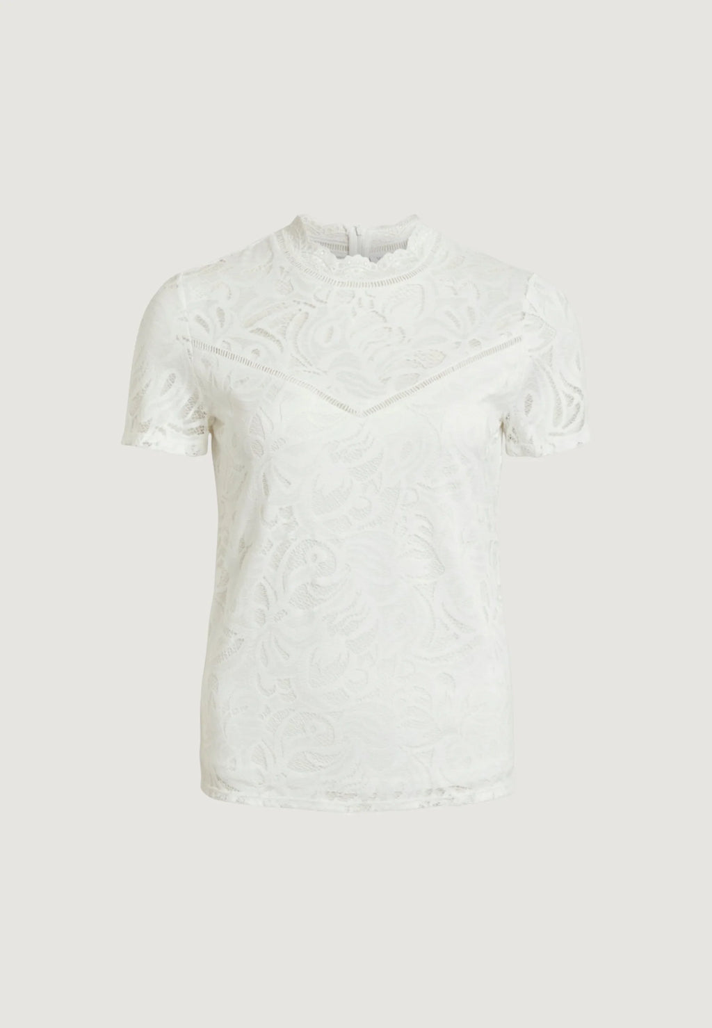 Vila Clothes VISTASIA S/S LACE t-shirt