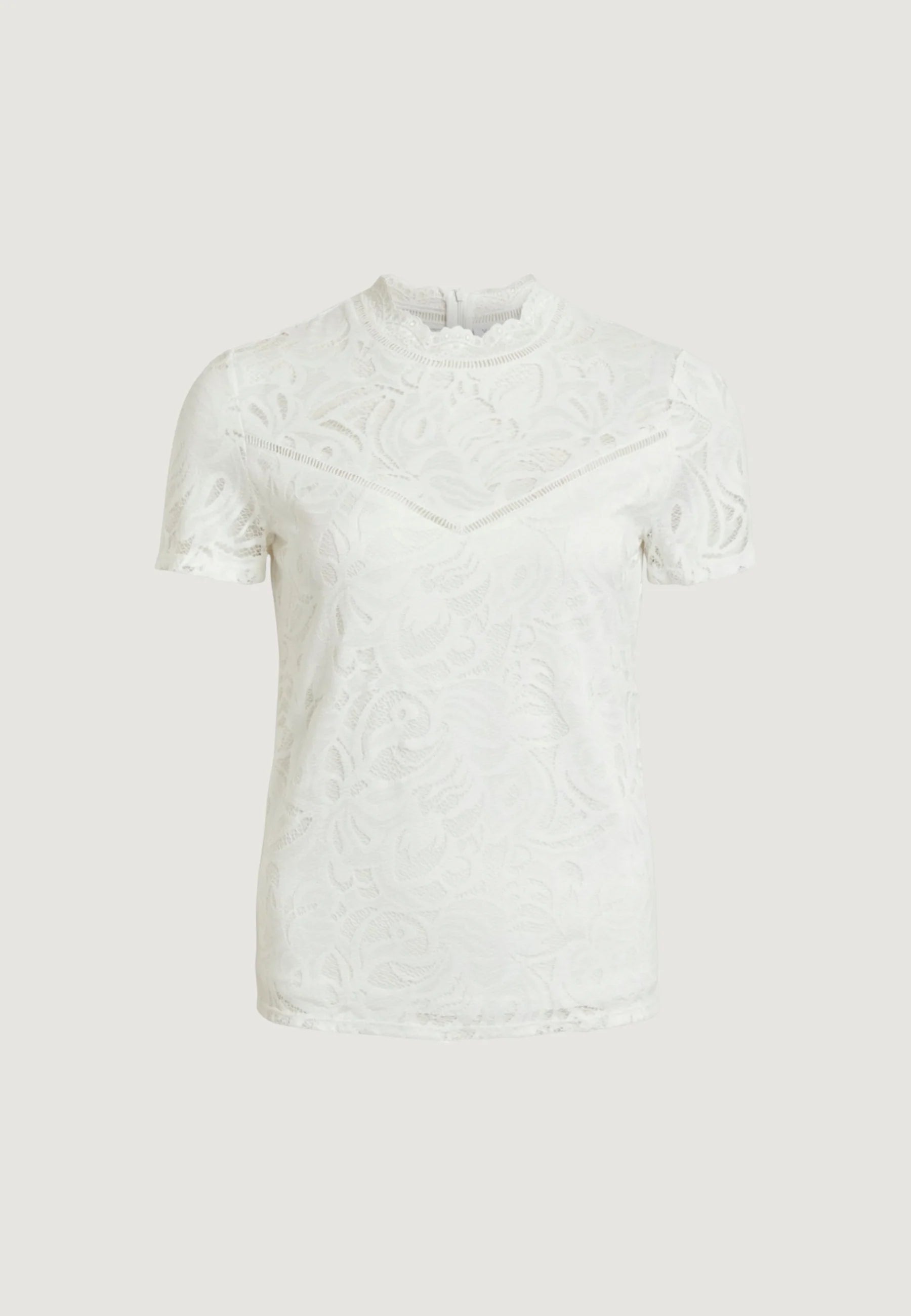Vila Clothes VISTASIA S/S LACE t-shirt