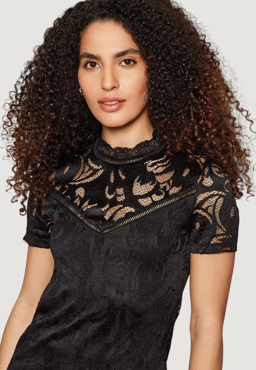 Vila Clothes VISTASIA S/S LACE t-shirt