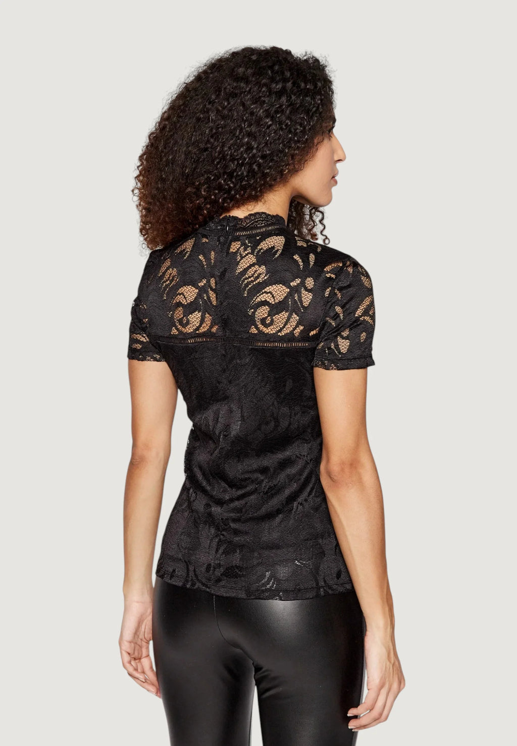 Vila Clothes VISTASIA S/S LACE t-shirt