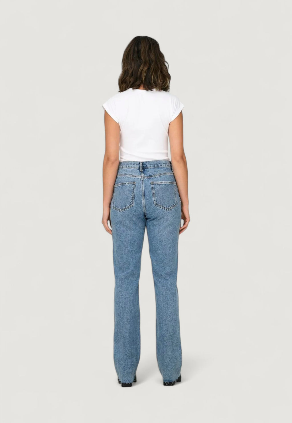 Baggy jeans Only ONLRILEY LIFE EX HW STR DNM DOT353 NOOS
