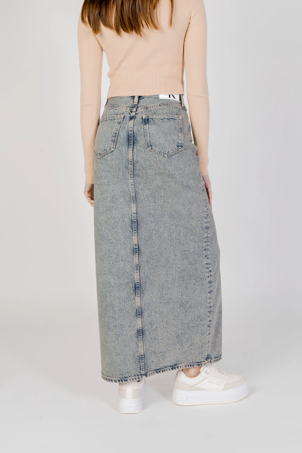 Calvin Klein Jeans FRONT SPLIT MAXI long skirt