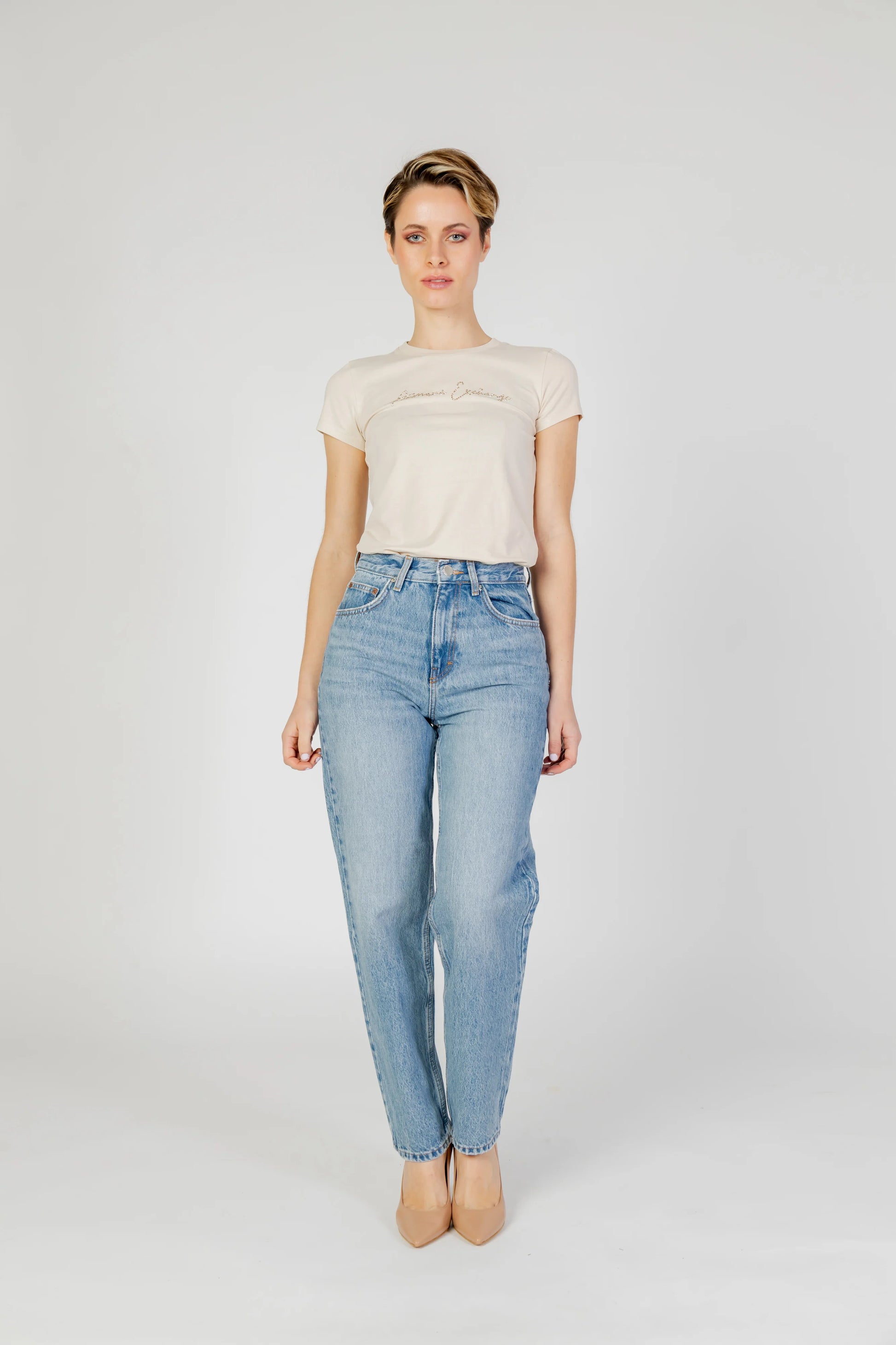 Slouchy and balloon jeans Only ONLROBYN MW STR LO AK DNM DOT536 NOOS
