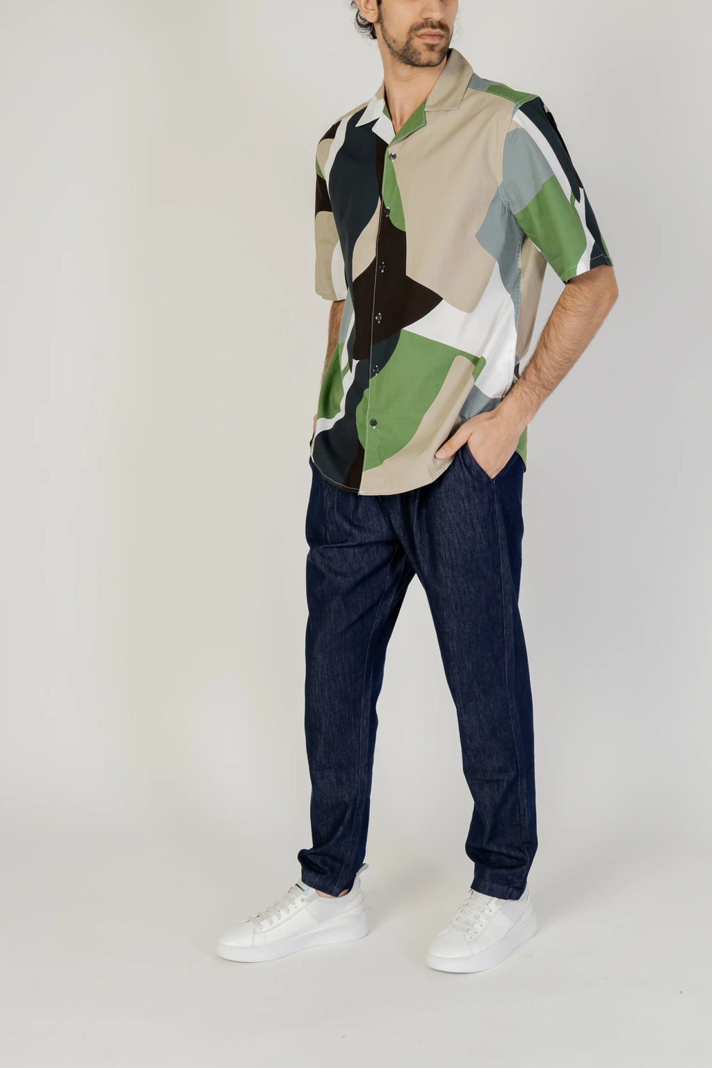 Short sleeve shirt Only & Sons Onstie Rlx Ss Aop Resort