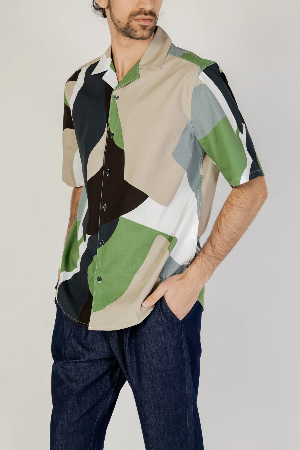 Short sleeve shirt Only & Sons Onstie Rlx Ss Aop Resort