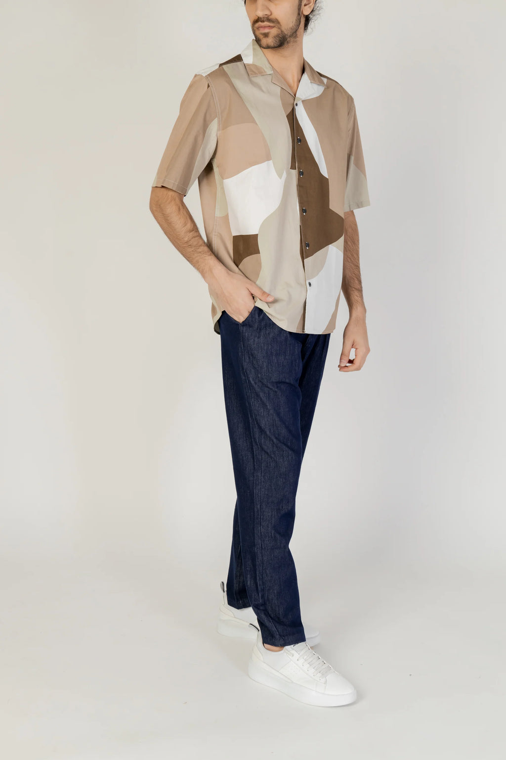 Short sleeve shirt Only & Sons Onstie Rlx Ss Aop Resort