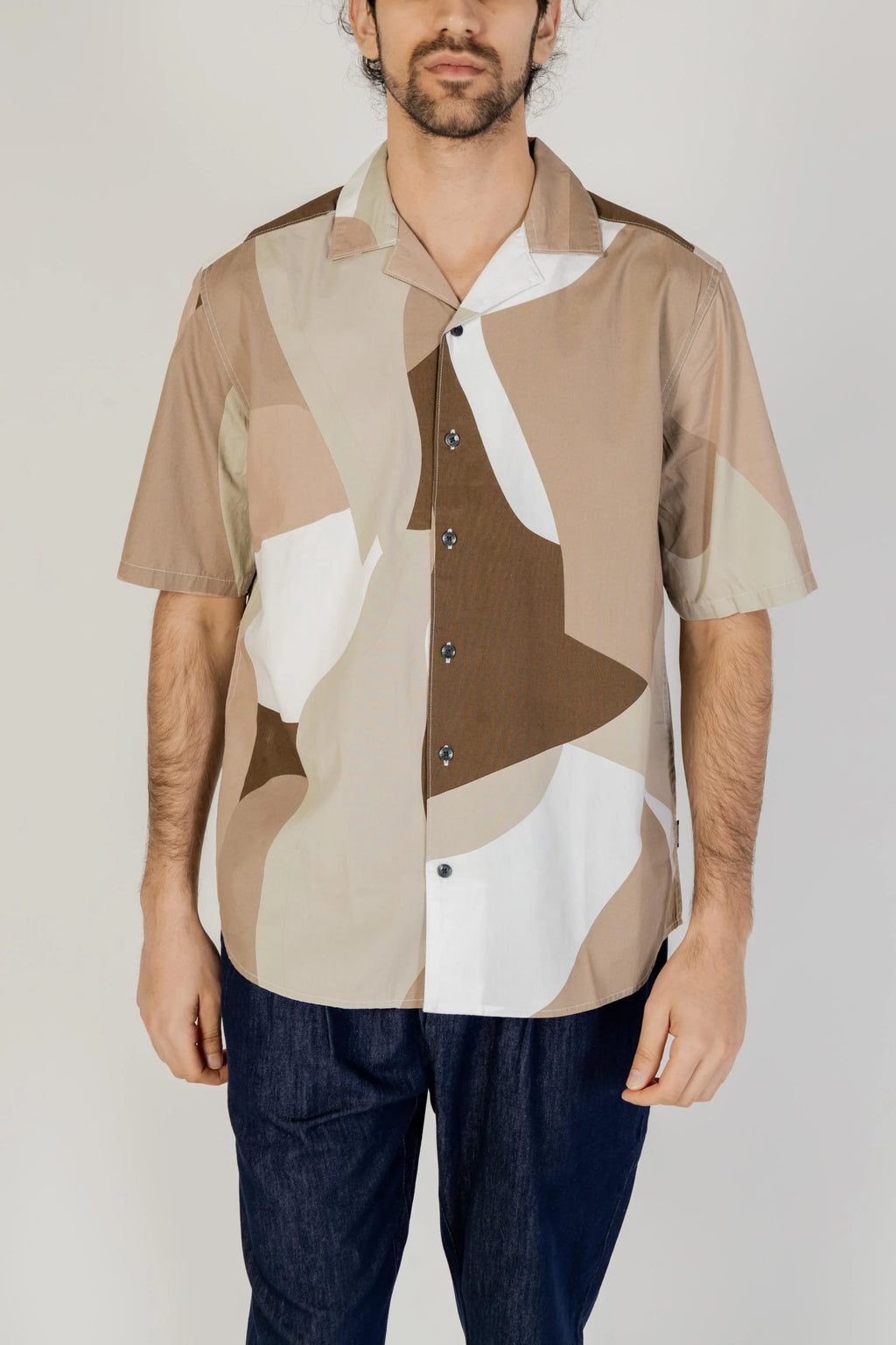 Short sleeve shirt Only & Sons Onstie Rlx Ss Aop Resort