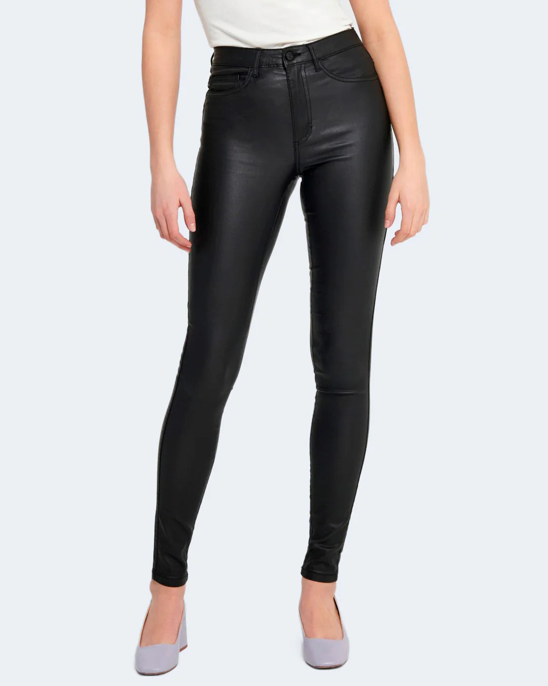 Only ONLROYAL High-Waist Rock Coated Skinny Jeans (PIM)