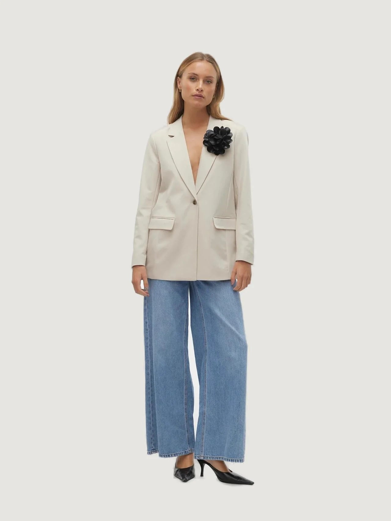 Blazer Vero Moda Vmtess Loose Flower