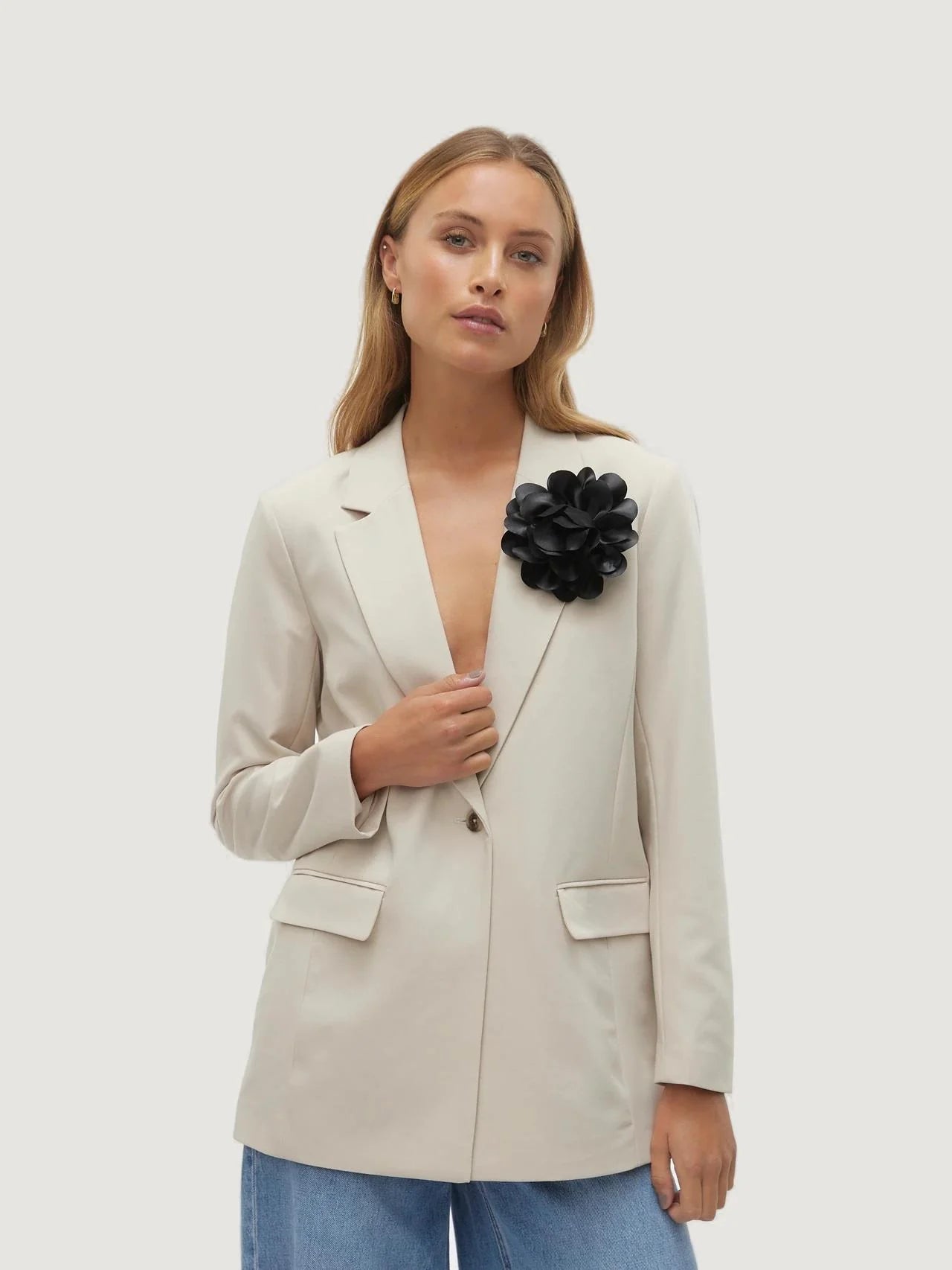 Blazer Vero Moda Vmtess Loose Flower