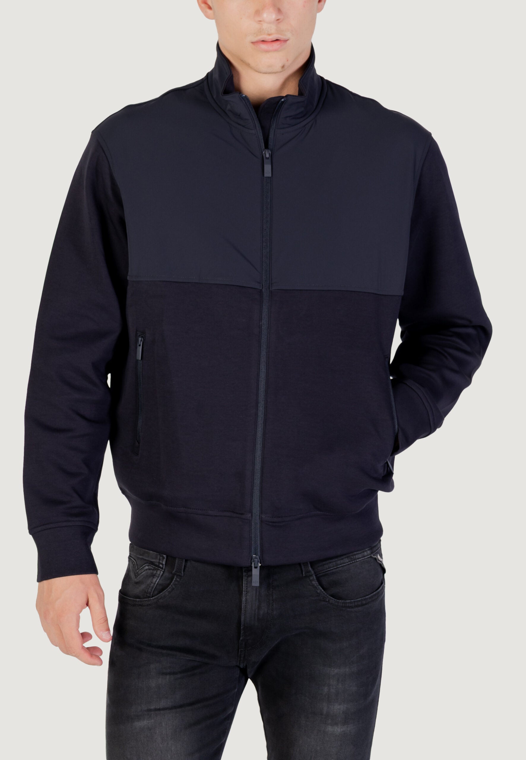 Armani Exchange Men's Dark Blue Blazer