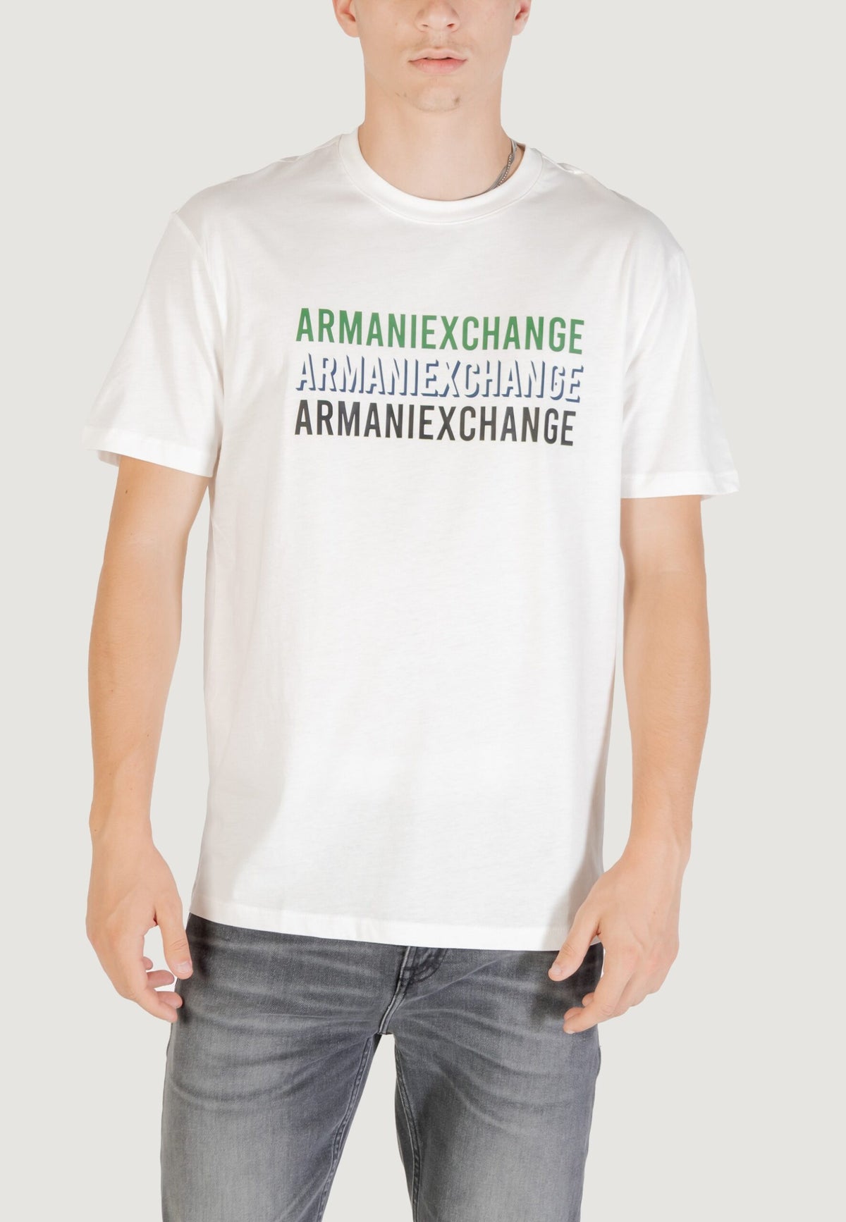 Armani Exchange Men's White T-Shirt XM001444 AF10358