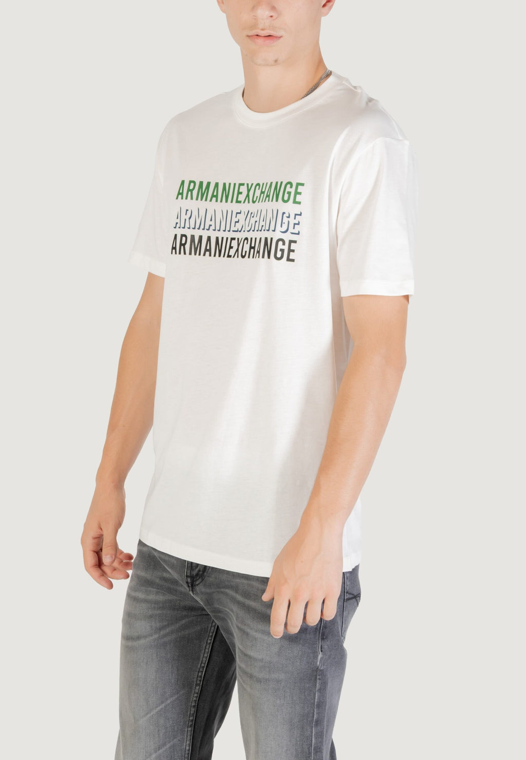 Armani Exchange Men's White T-Shirt XM001444 AF10358
